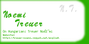 noemi treuer business card